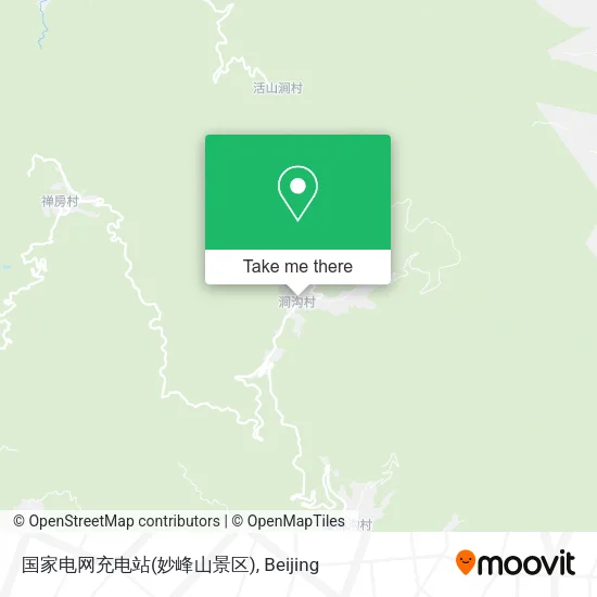 国家电网充电站(妙峰山景区) map