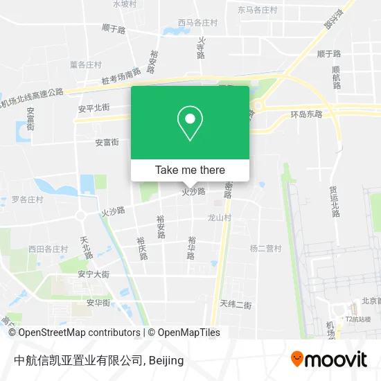 中航信凯亚置业有限公司 map
