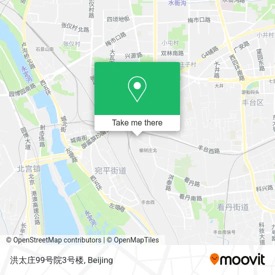 洪太庄99号院3号楼 map