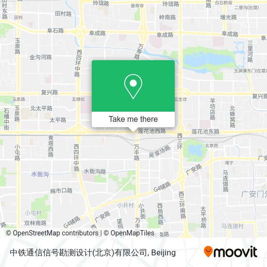 中铁通信信号勘测设计(北京)有限公司 map