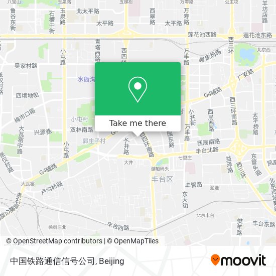 中国铁路通信信号公司 map