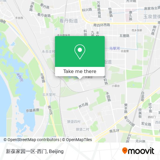 新葆家园一区-西门 map