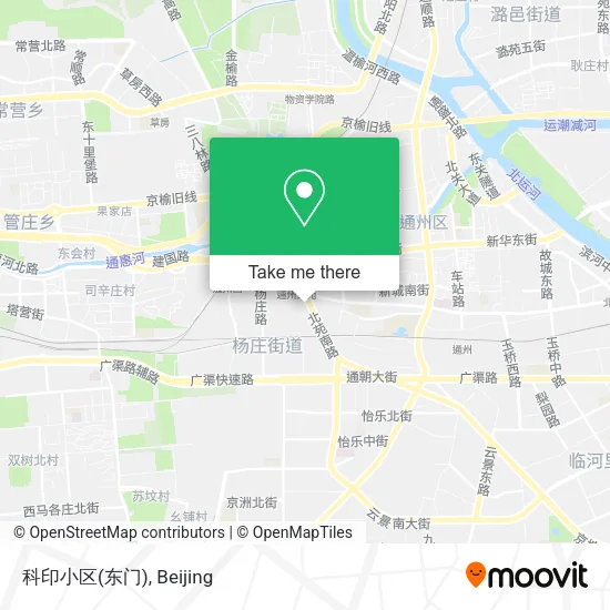 科印小区(东门) map