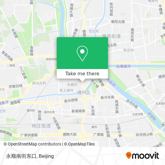 永顺南街东口 map