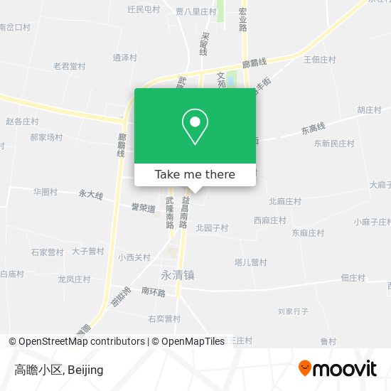 高瞻小区 map