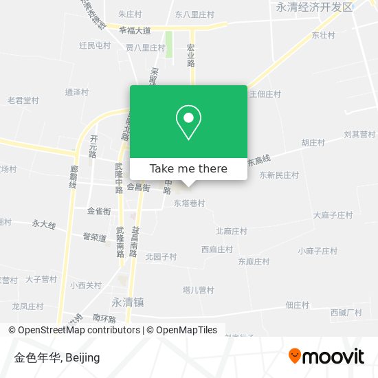 金色年华 map