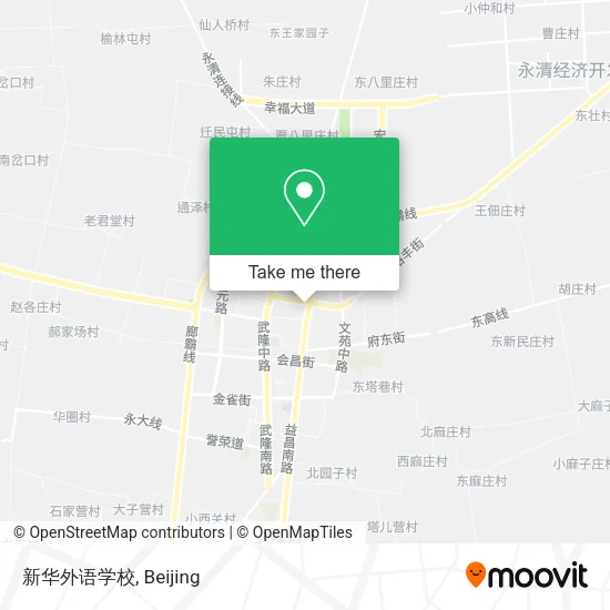 新华外语学校 map