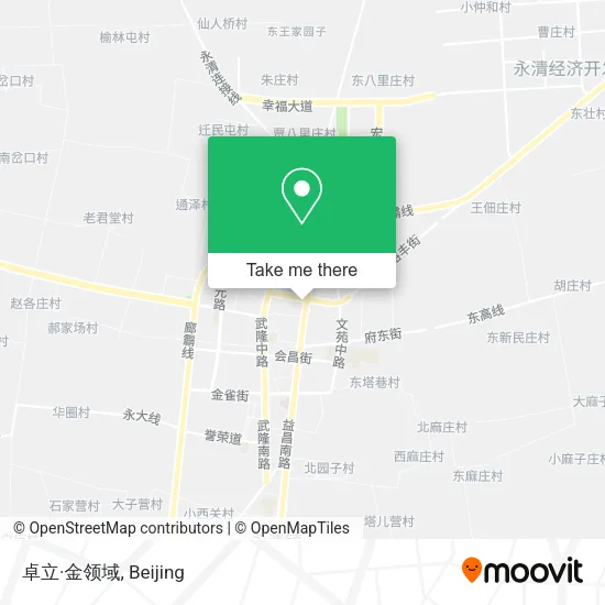 卓立·金领域 map