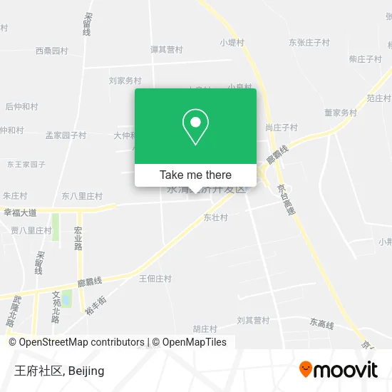 王府社区 map