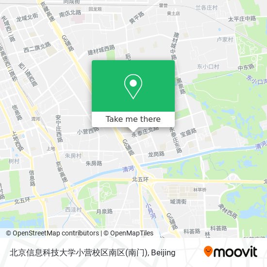 北京信息科技大学小营校区南区(南门) map