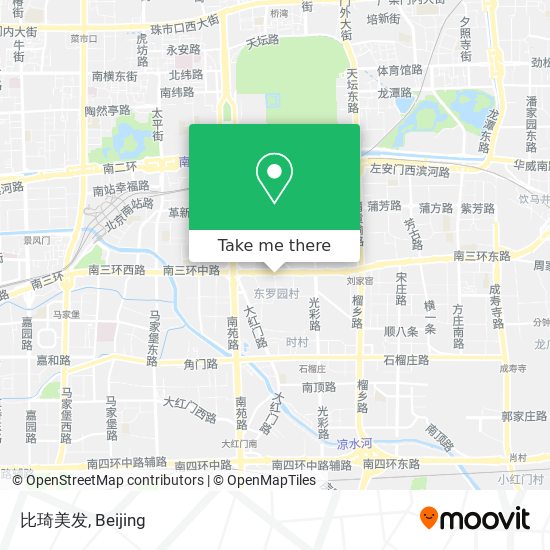 比琦美发 map