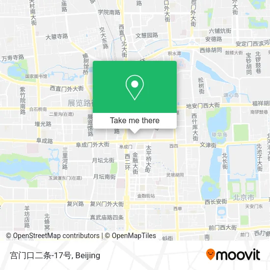 宫门口二条-17号 map