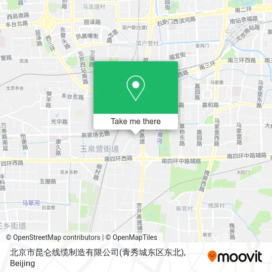 北京市昆仑线缆制造有限公司(青秀城东区东北) map