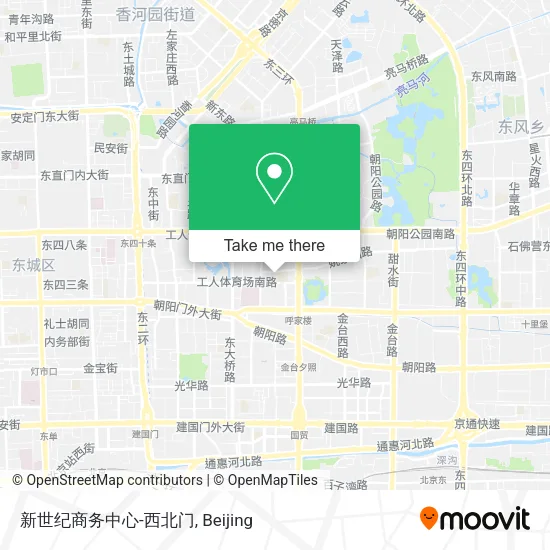 新世纪商务中心-西北门 map