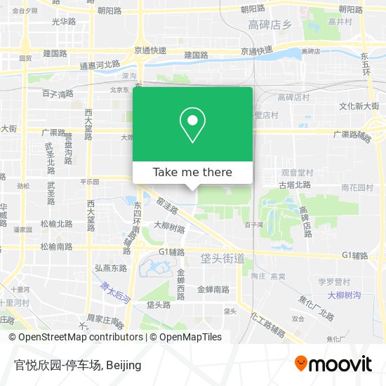 官悦欣园-停车场 map