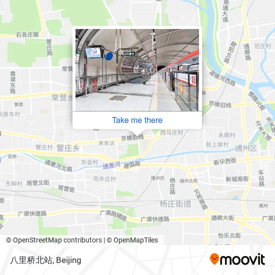 八里桥北站 map