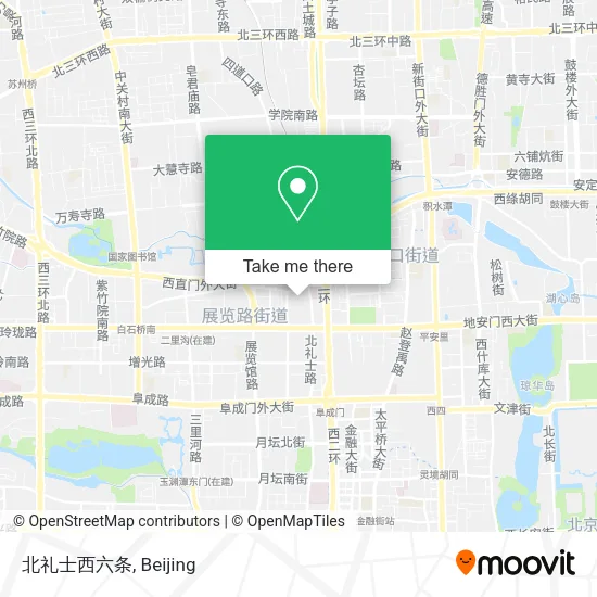 北礼士西六条 map