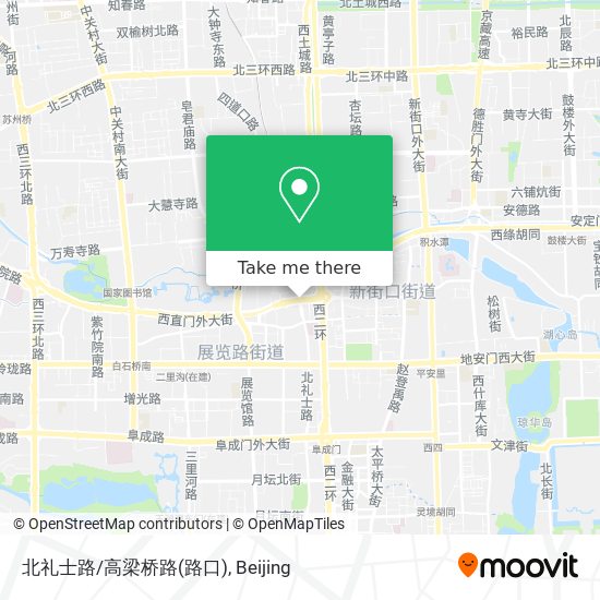 北礼士路/高梁桥路(路口) map