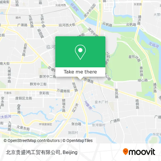 北京贵盛鸿工贸有限公司 map