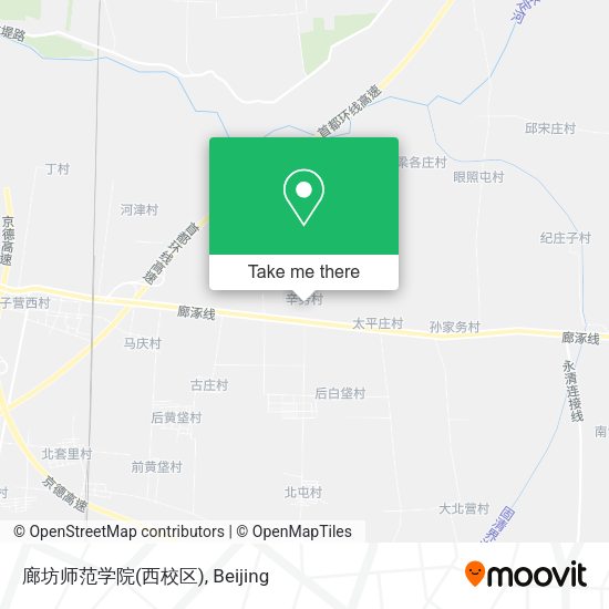 廊坊师范学院(西校区) map