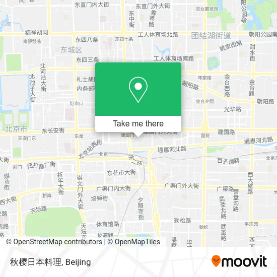 秋樱日本料理 map