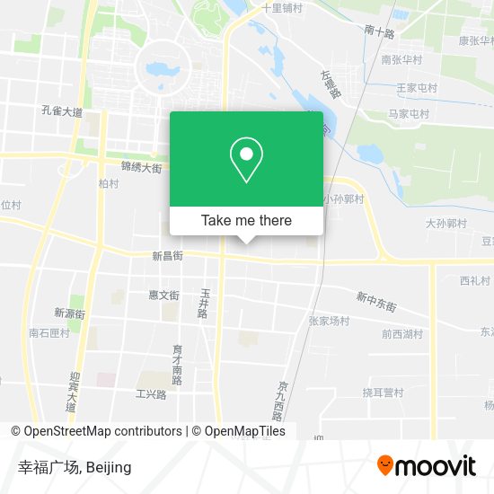 幸福广场 map