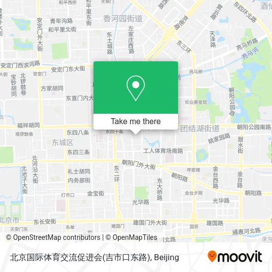 北京国际体育交流促进会(吉市口东路) map
