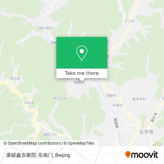 康硕鑫农家院-东南门 map