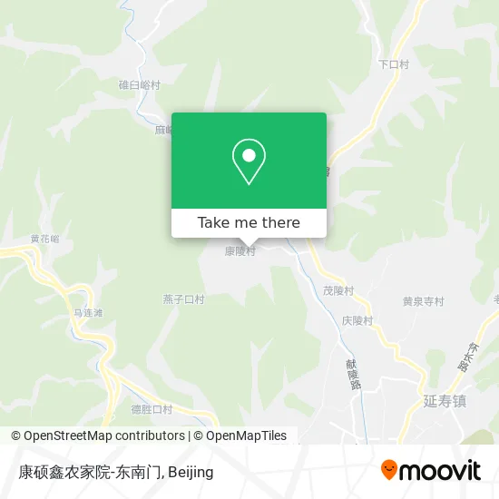 康硕鑫农家院-东南门 map