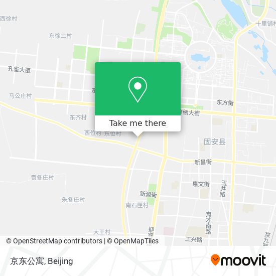 京东公寓 map