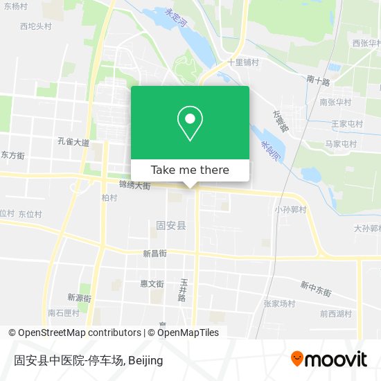 固安县中医院-停车场 map