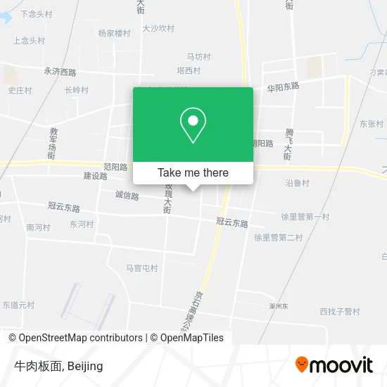 牛肉板面 map