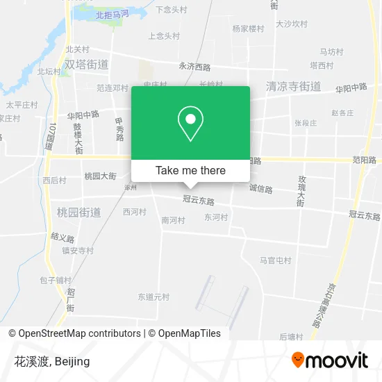 花溪渡 map