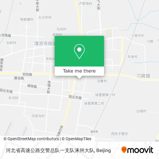 河北省高速公路交警总队一支队涿州大队 map