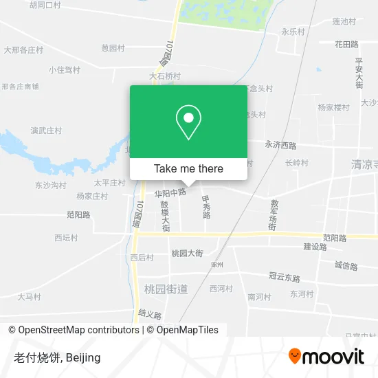 老付烧饼 map
