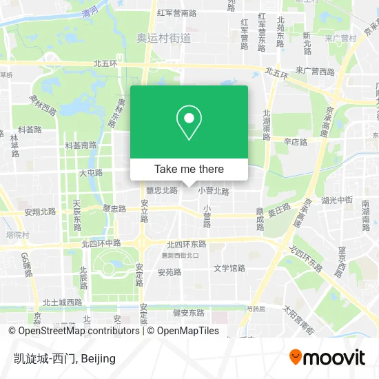 凯旋城-西门 map