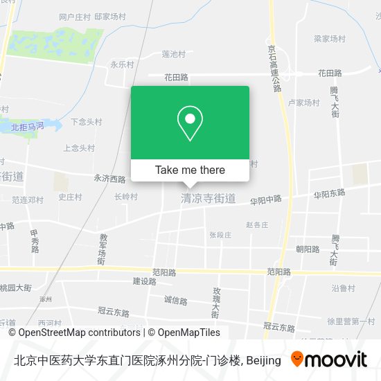 北京中医药大学东直门医院涿州分院-门诊楼 map