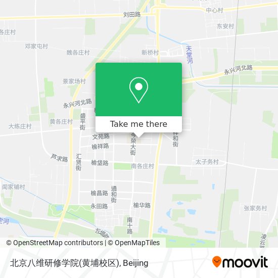 北京八维研修学院(黄埔校区) map