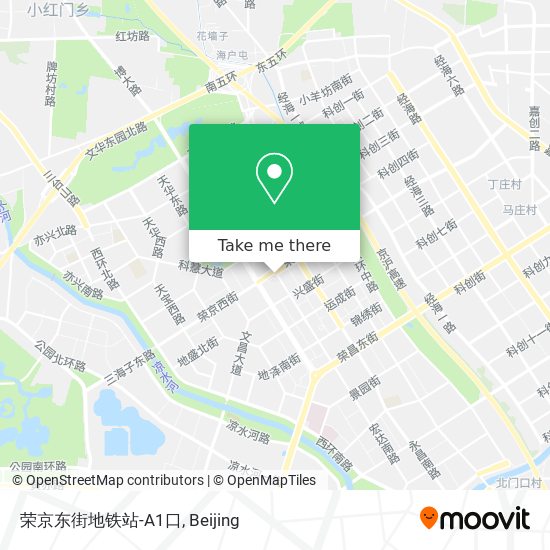 荣京东街地铁站-A1口 map