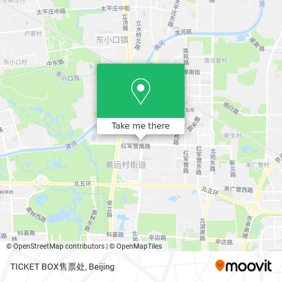 TICKET BOX售票处 map