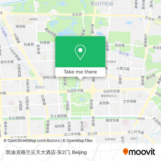 凯迪克格兰云天大酒店-东2门 map