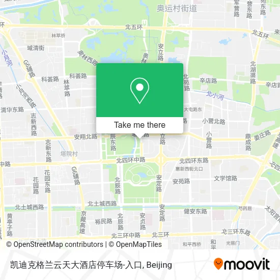 凯迪克格兰云天大酒店停车场-入口 map
