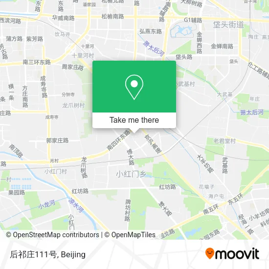 后祁庄111号 map