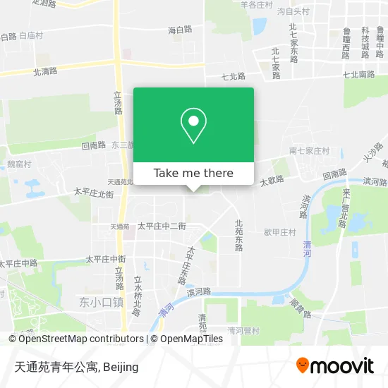 天通苑青年公寓 map