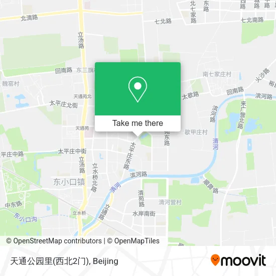天通公园里(西北2门) map