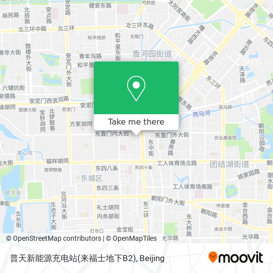 普天新能源充电站(来福士地下B2) map