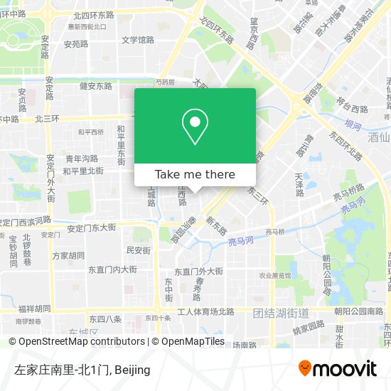 左家庄南里-北1门 map