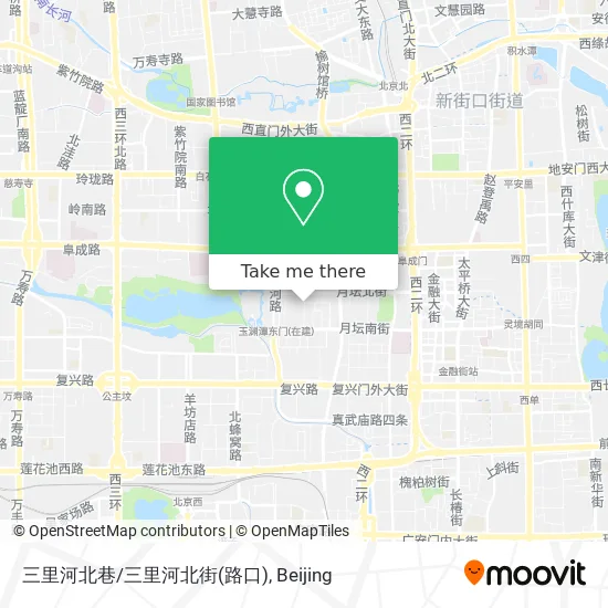 三里河北巷/三里河北街(路口) map