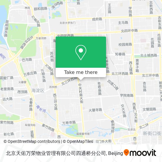 北京天佑万荣物业管理有限公司四通桥分公司 map