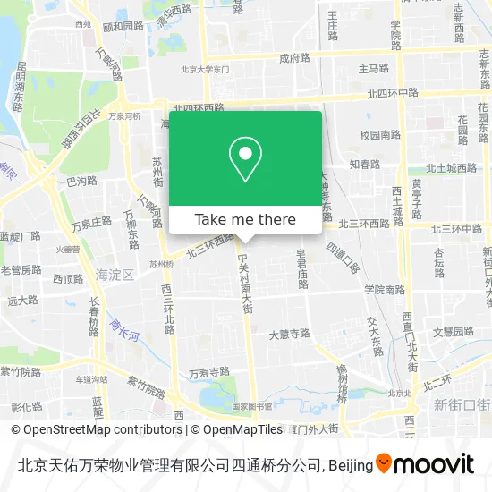北京天佑万荣物业管理有限公司四通桥分公司 map